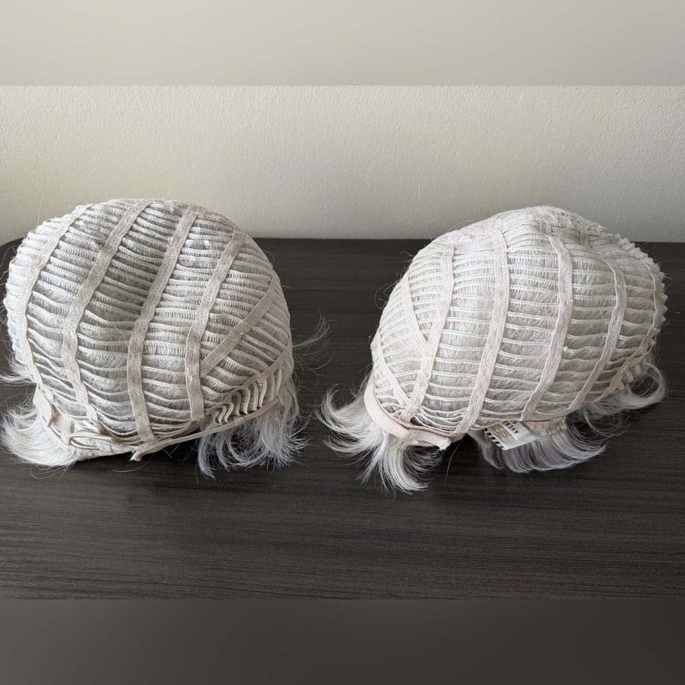 Lot of 2 Paula Young Synthetic Wigs A1029 & A2094 Gray Silver Short Style - Picture 9 of 14